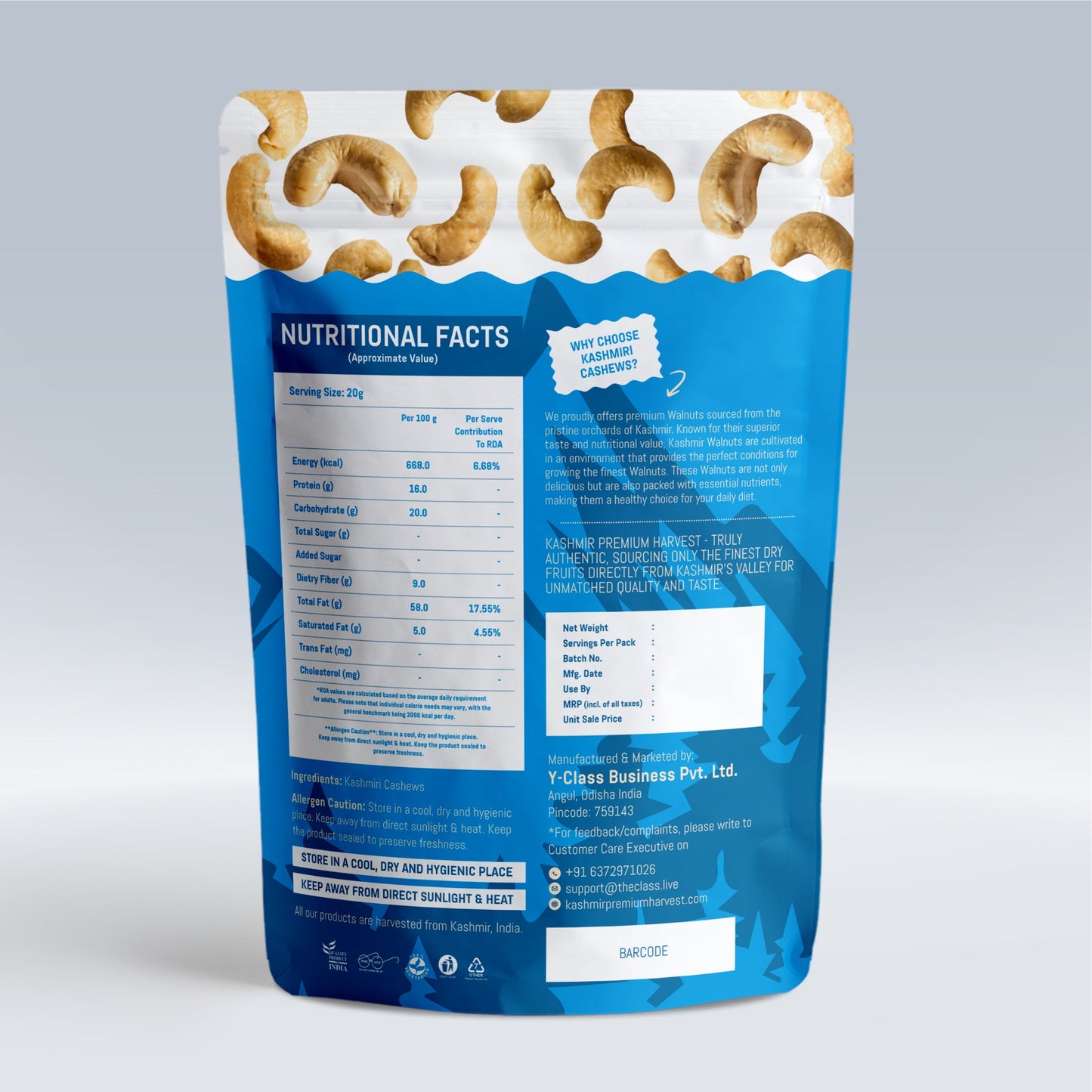 Cashew Nutritional Info