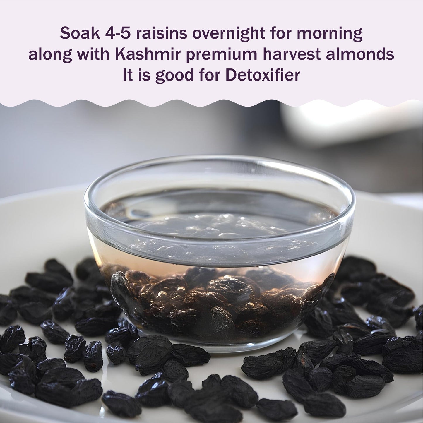 Black Raisins with Almonds