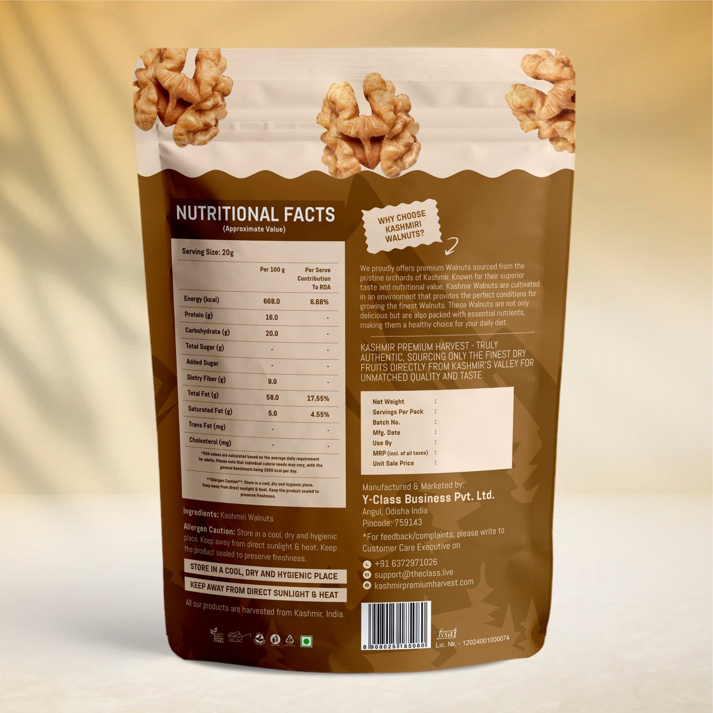 Kashmiri Premium Quality Walnuts