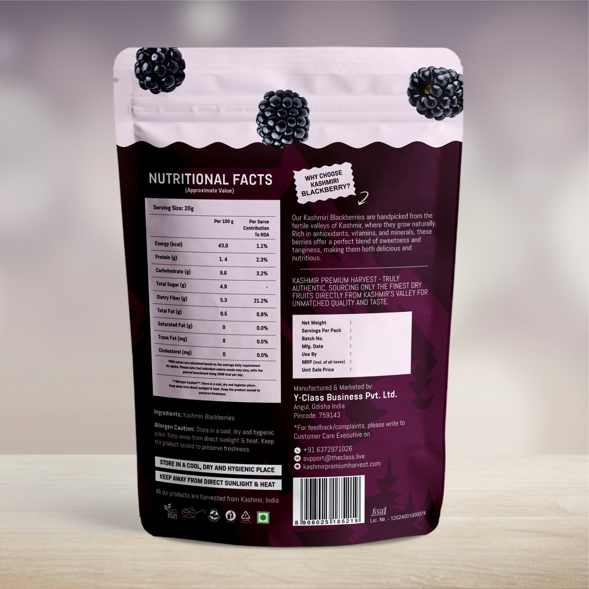 Blackberry Nutritional Info