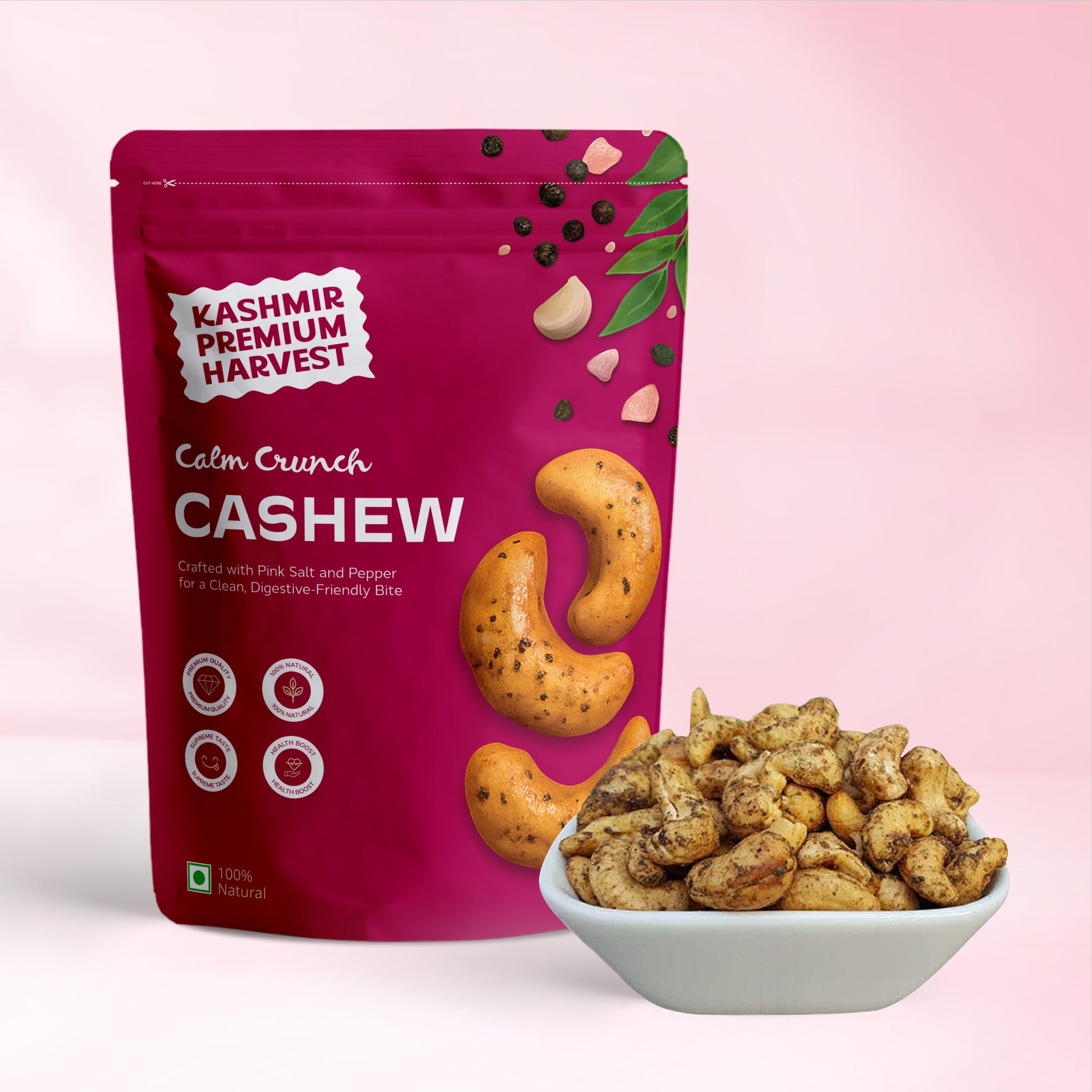 Calm Crunch Cashew in Bowl