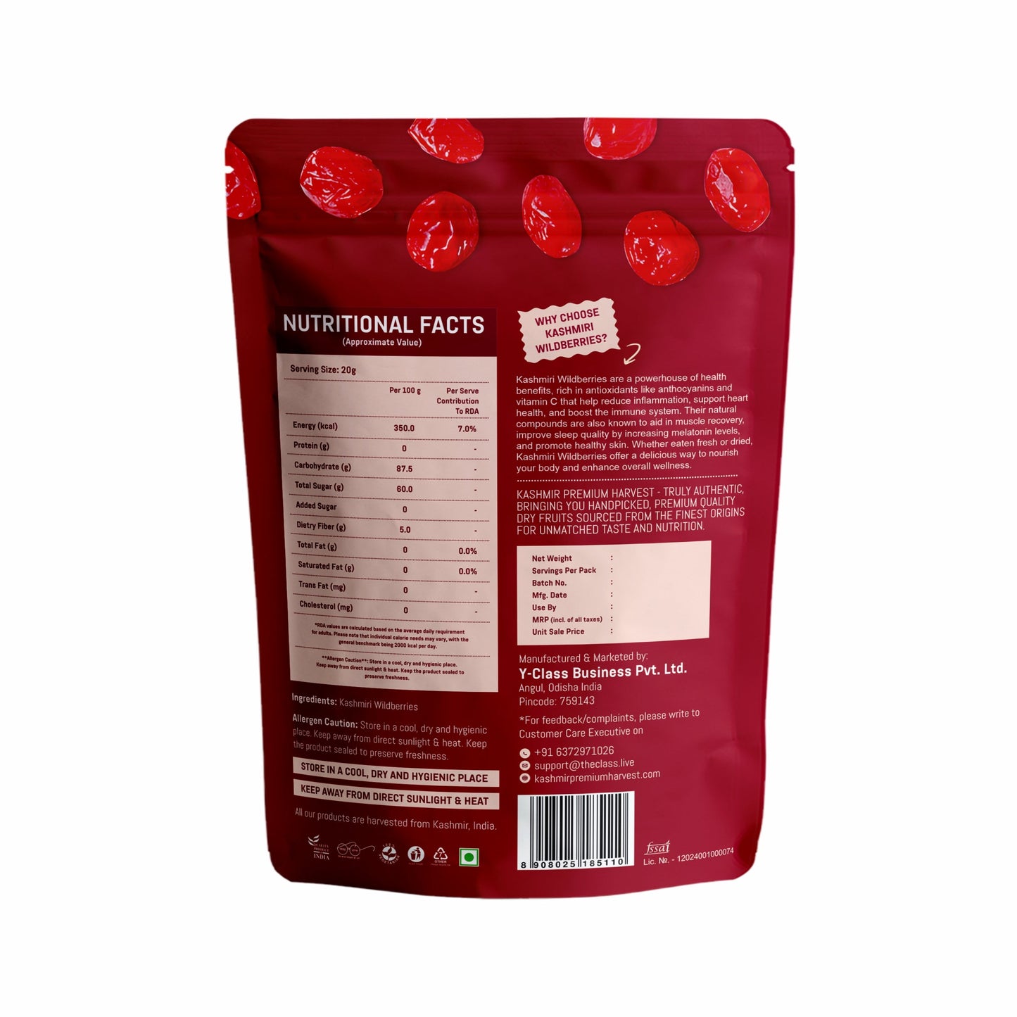 Wildberry Nutritional Facts