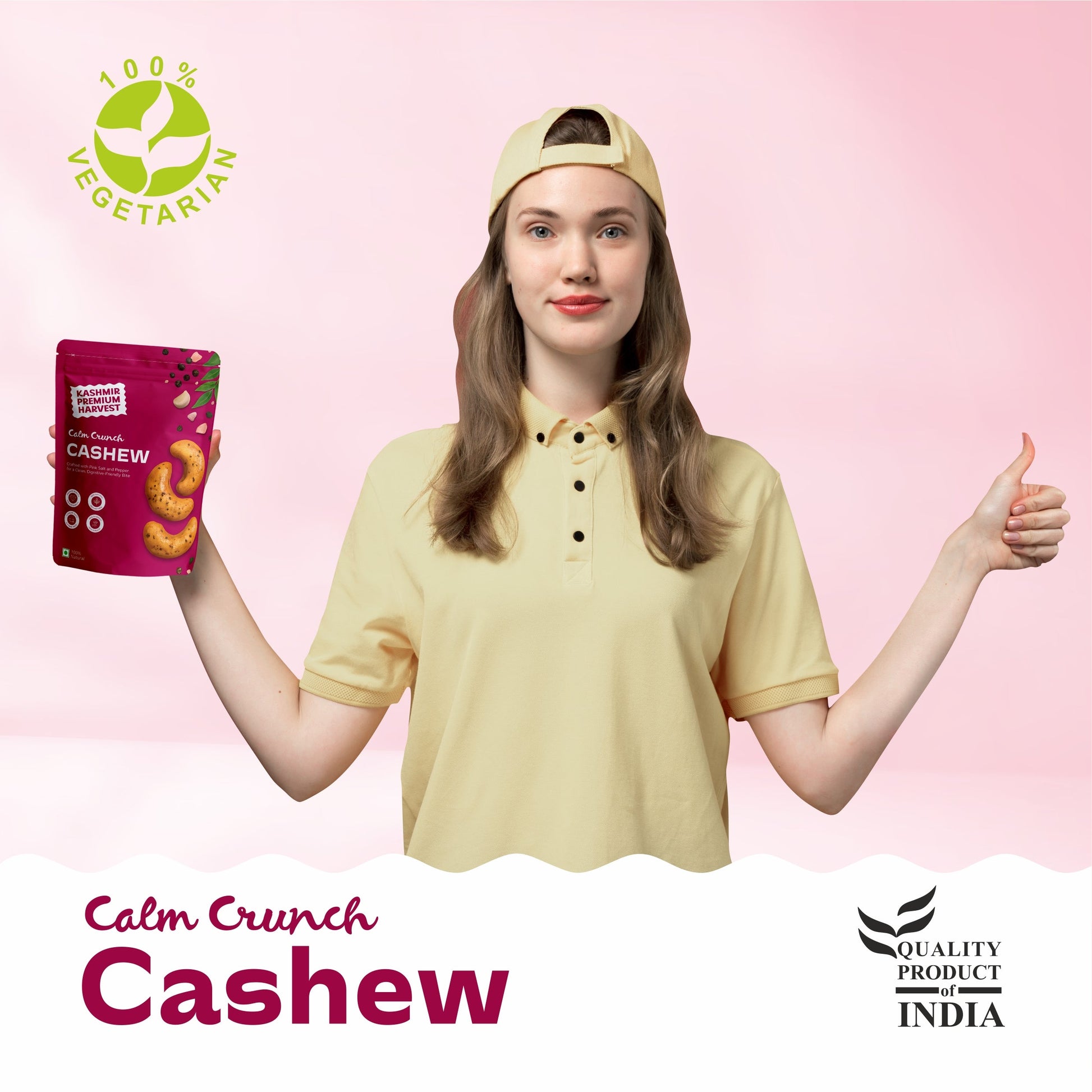 Pure Vegetarian Calm Crunch Cashew