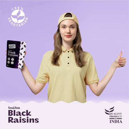 Pure Vegetarian Black Raisins