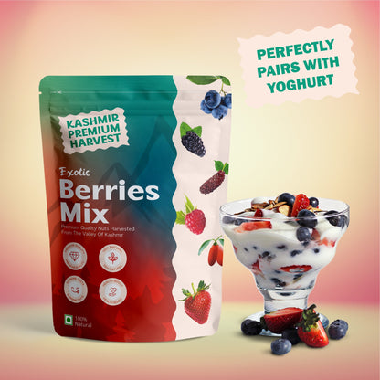 Berries Mix with Yoghurt