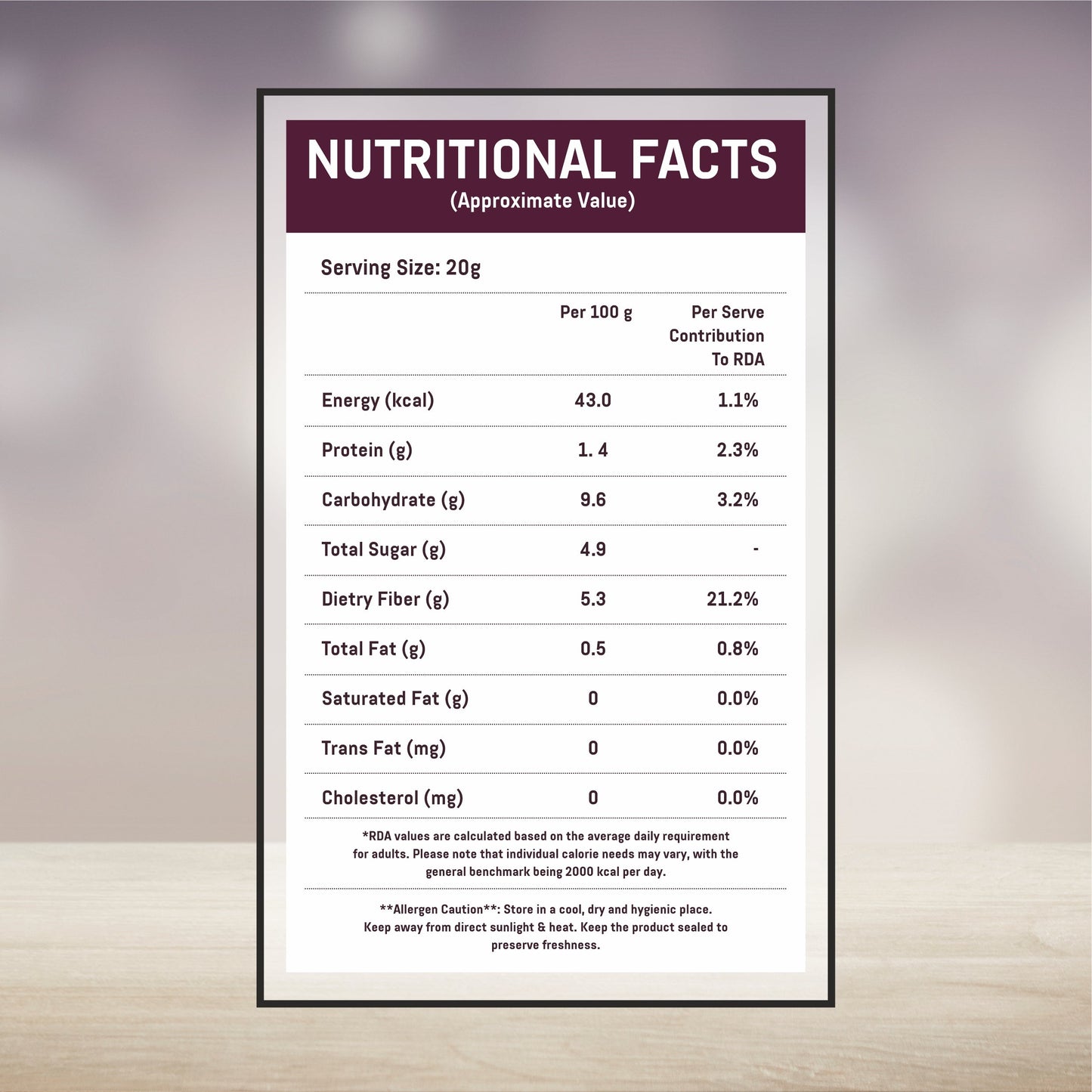 Blackberry Nutritional Facts
