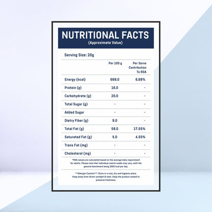 Exotic Cashew Nutritional Facts