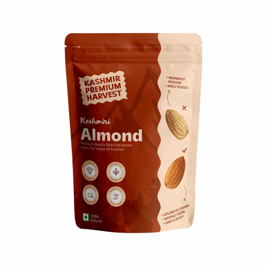 Kashmir Premium Harvest - Grade 1, Handpicked Almonds