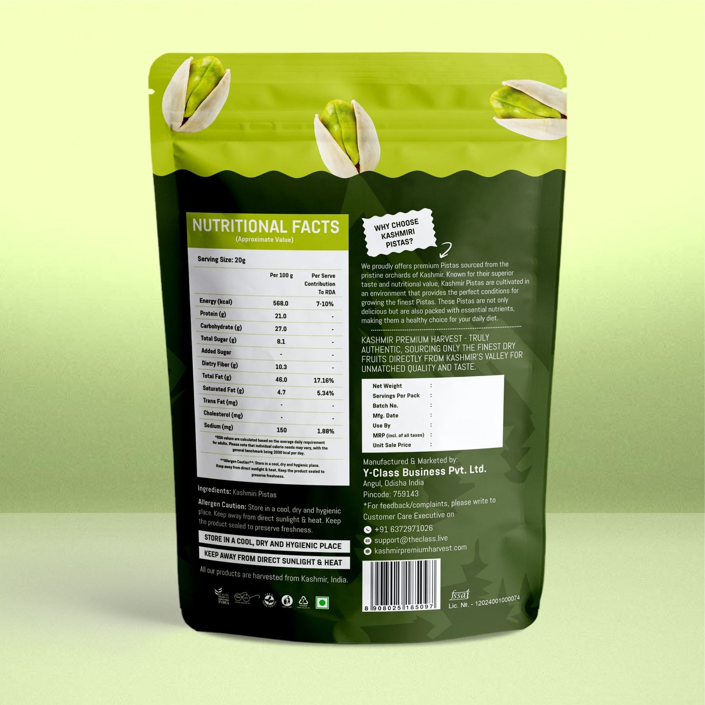 Pistachio Package 200g