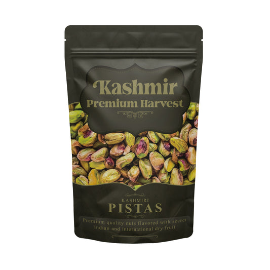 Kashmir Premium Harvest - Grade 1, 100% Natural, Heart-Healthy Pistachios  (500 g)